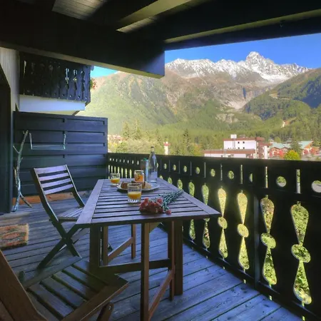 아파트 Sainte-foy-l'argentiere Sleeps 4 Pool 샤모니